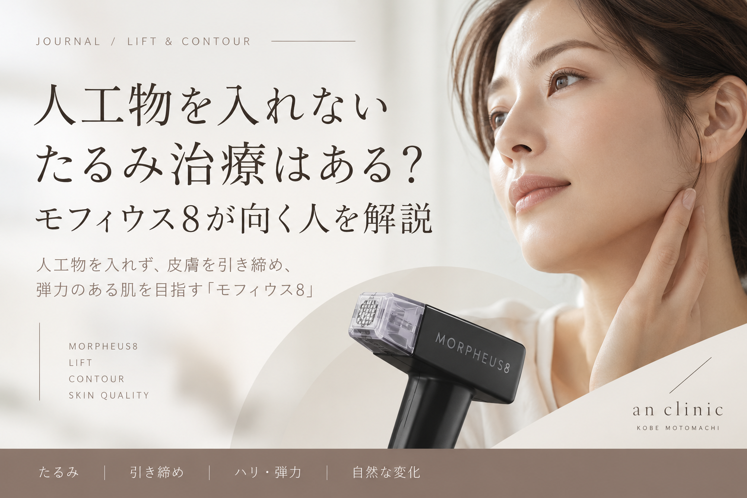 モフィウス8に向いている人。モフィウスなら神戸元町an clinic